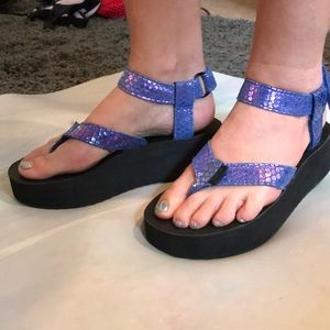 Teva platform sandals